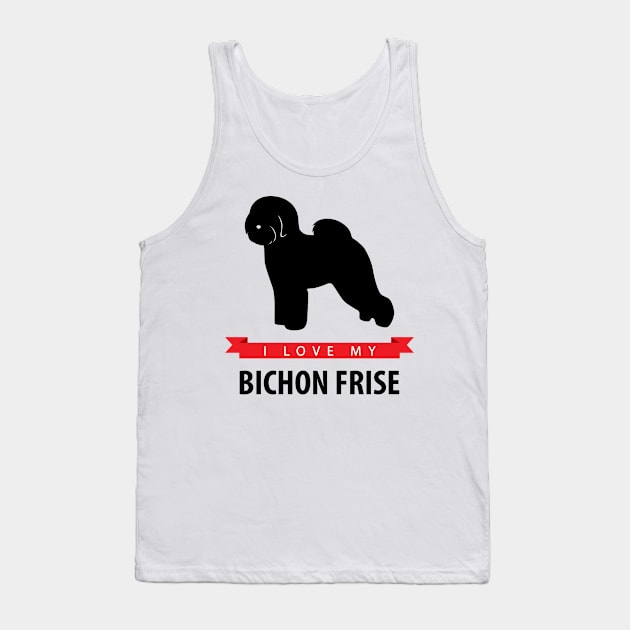 I Love My Bichon Frise Tank Top by millersye